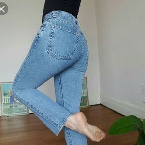 Vintage Button Fly 100% Cotton Gap Mom Jeans